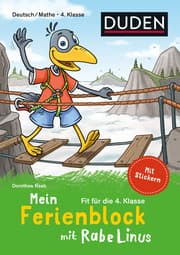 Cover von Mein Ferienblock mit Rabe Linus - Fit für die 4. Klasse