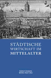 Cover von Städtische Wirtschaft im Mittelalter