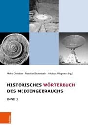 Cover von Historisches Wörterbuch des Mediengebrauchs