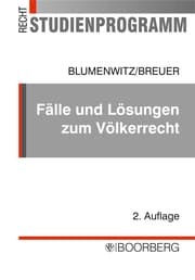Cover von Fälle und Lösungen zum Völkerrecht