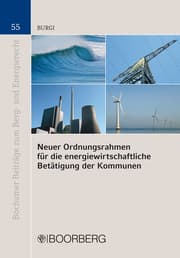 Cover von Neuer Ordnungsrahmen für die energiewirtschaftliche Betätigung der Kommunen