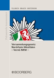 Cover von Versammlungsgesetz Nordrhein-Westfalen