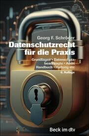 Cover von Datenschutzrecht für die Praxis