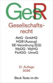 Cover von Gesellschaftsrecht