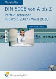 Cover von DIN 5008 von A bis Z