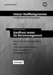 Cover von Holzer Stofftelegramme Baden-Württemberg - Kauffrau/-mann für Büromanagement