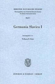 Cover von Germania Slavica I.