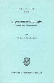 Cover von Eigentumssoziologie.