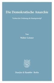 Cover von Die Demokratische Anarchie.