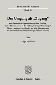 Cover von Der Umgang als 'Zugang'.
