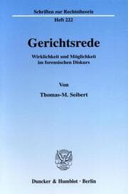 Cover von Gerichtsrede