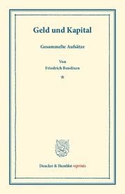 Cover von Geld und Kapital.