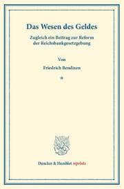 Cover von Das Wesen des Geldes.