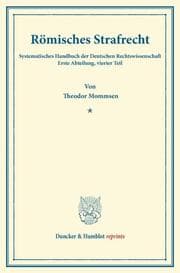 Cover von Römisches Strafrecht 4