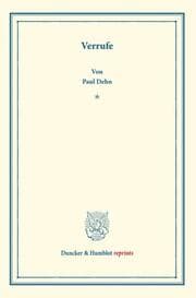 Cover von Verrufe.