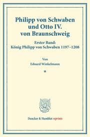 Cover von Philipp von Schwaben und Otto IV.von Braunschweig.