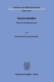 Cover von Staatsschulden.