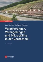 Cover von Verankerungen, Vernagelungen und Mikropfähle in der Geotechnik