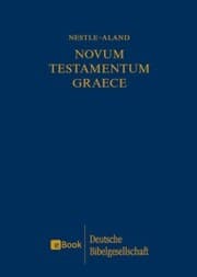 Cover von Novum Testamentum Graece