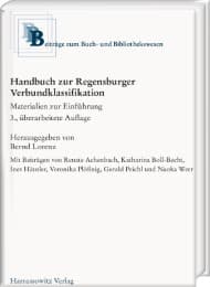 Cover von Handbuch zur Regensburger Verbundklassifikation