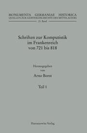 Cover von Schriften zur Komputistik im Frankenreich von 721 bis 818