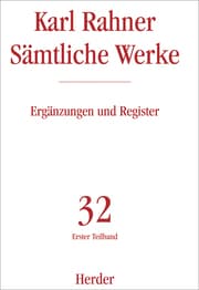 Cover von Ergänzungen und Register - Erster Teilband