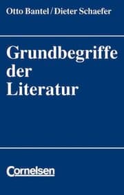 Cover von Grundbegriffe der Literatur