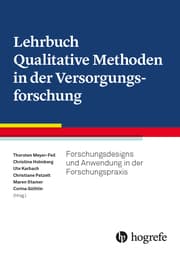 Cover von Lehrbuch Qualitative Methoden in der Versorgungsforschung