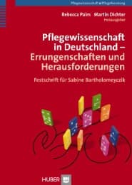 Cover von Pflegewissenschaft in Deutschland