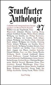 Cover von Frankfurter Anthologie 27