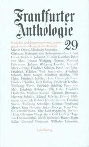Cover von Frankfurter Anthologie 29