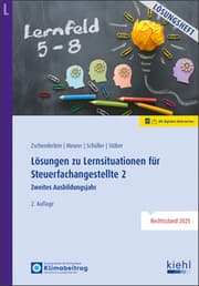 Cover von Lösungen zu Lernsituationen für Steuerfachangestellte 2