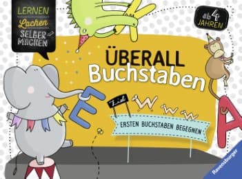 Cover von Überall Buchstaben
