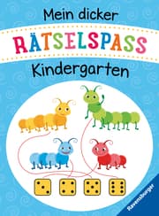 Cover von Mein dicker Rätselspaß Kindergarten