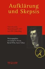 Cover von Aufklärung und Skepsis