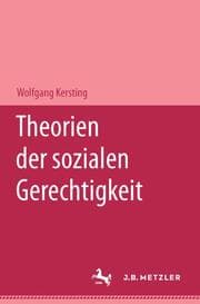 Cover von Theorien der sozialen Gerechtigkeit