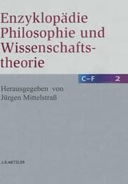 Cover von Enzyklopädie Philosophie und Wissenschaftstheorie
