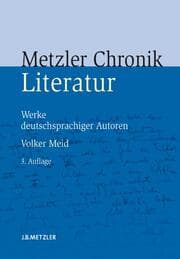 Cover von Metzler Literatur-Chronik