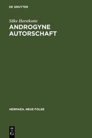Cover von Androgyne Autorschaft