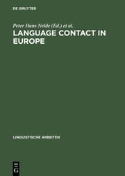 Cover von Language contact in Europe