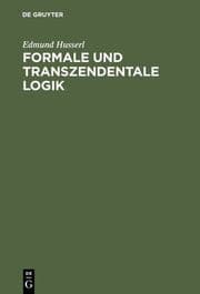 Cover von Formale und transzendentale Logik
