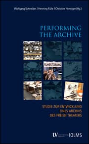 Cover von Performing the Archive
