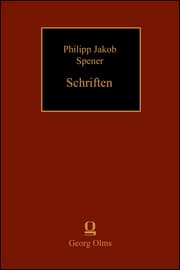Cover von Philipp Jakob Sepener: Schriften. Herzens-Gespräche und Heilige Betrachtungen (1716/1717)