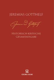 Cover von Jeremias Gotthelf: Historisch-kritische Gesamtausgabe (HKG)