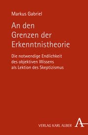 Cover von An den Grenzen der Erkenntnistheorie