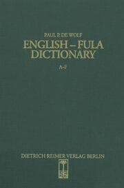 Cover von English-Fula Dictionary