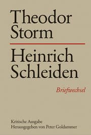 Cover von Theodor Storm - Heinrich Schleiden