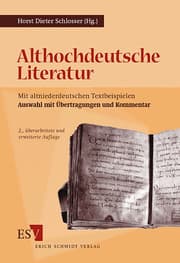 Cover von Althochdeutsche Literatur