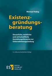 Cover von Existenzgründungsberatung