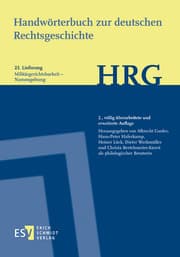 Cover von Handwörterbuch zur deutschen Rechtsgeschichte (HRG) - Lieferungsbezug - - - Lieferung 23: Militärgerichtsbarkeit-Namengebung